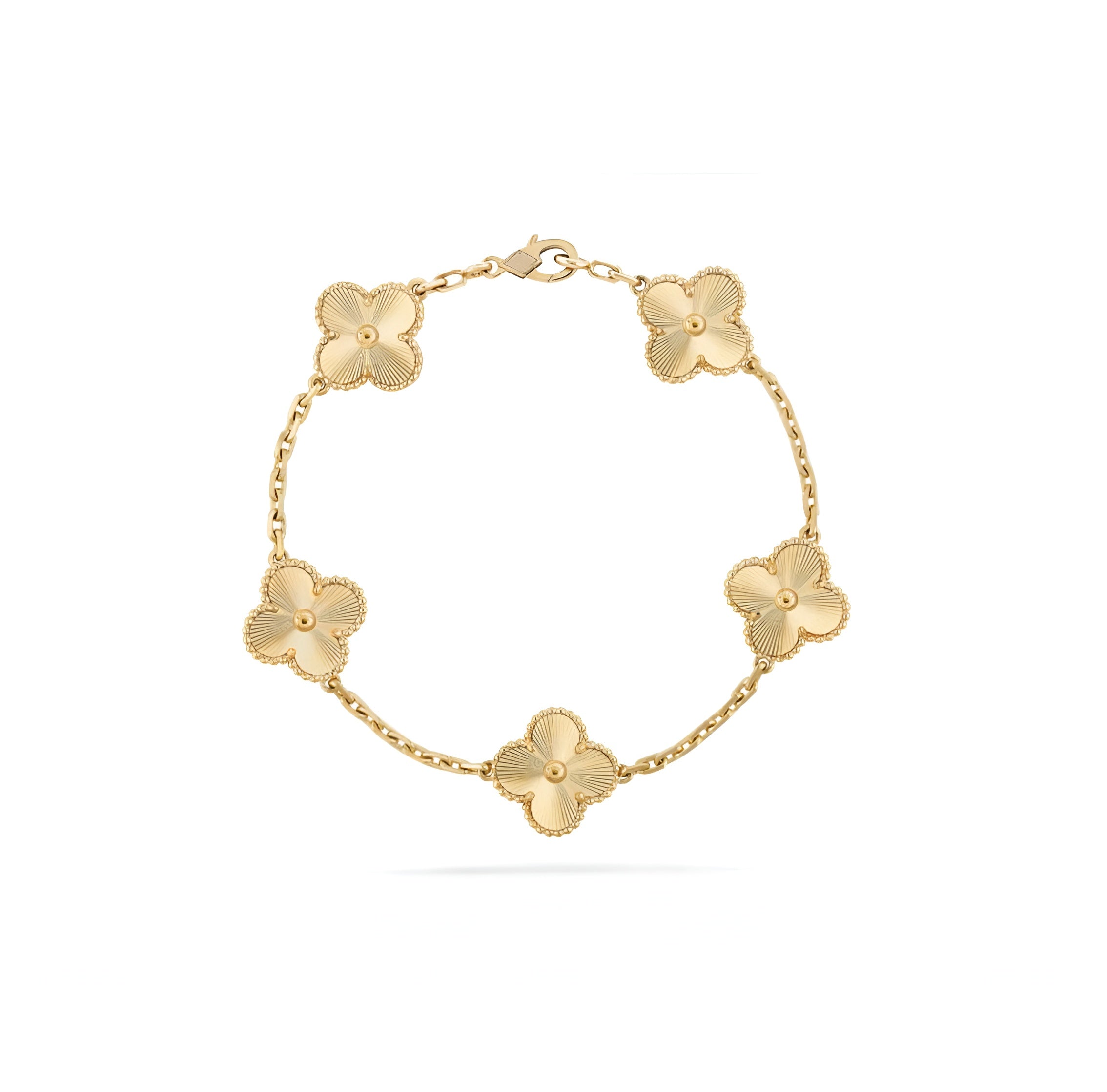 14ct Clover Charm Bracelet