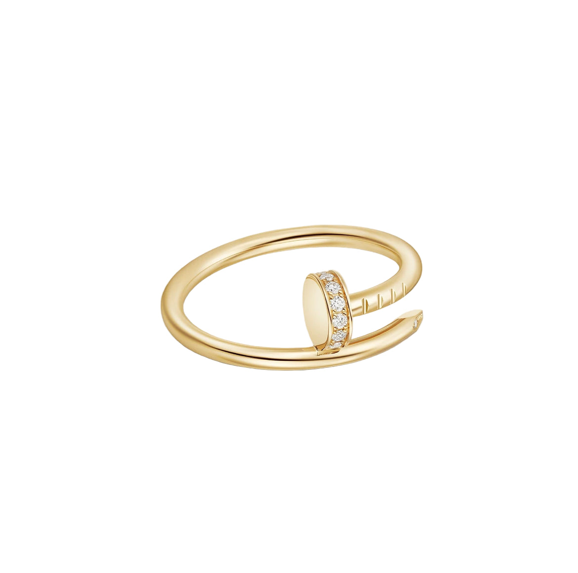 14ct Yellow Gold Nail Ring