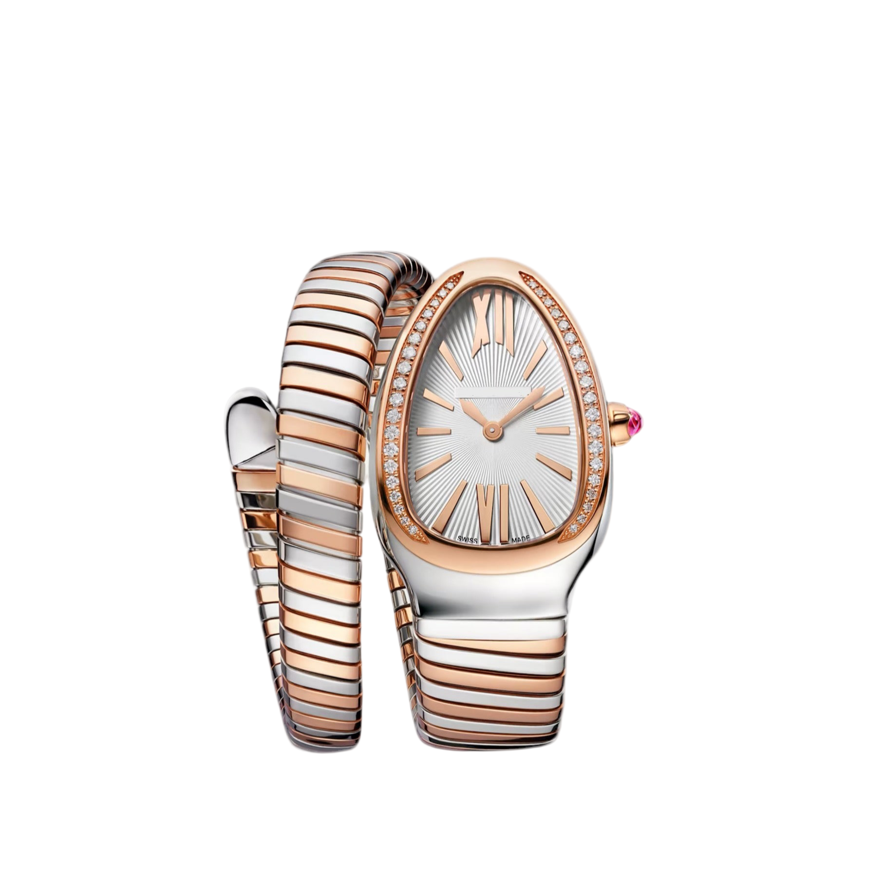14ct Two Tone Serpenti Watch