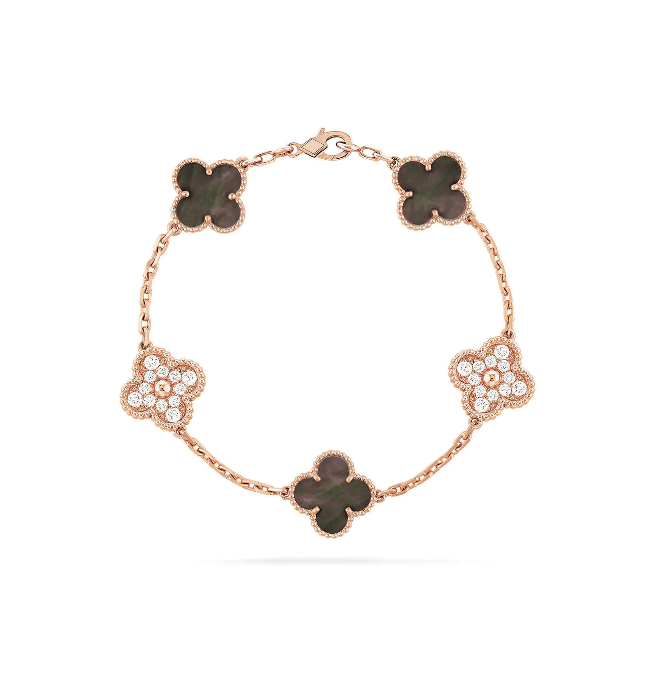 14ct Clover Charm Bracelet